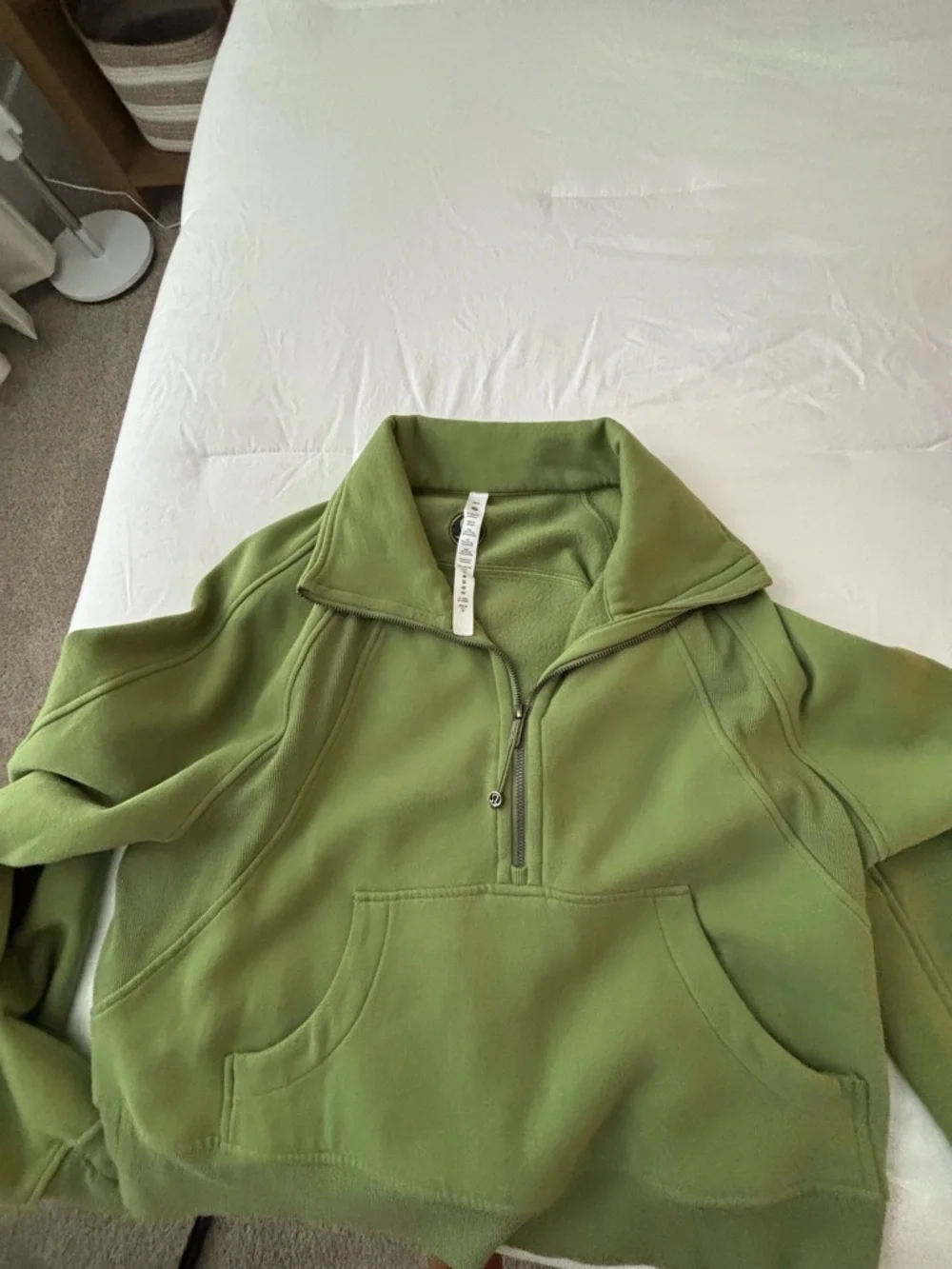 lululemon athletica Olive Green Quarter-Zip Pullover